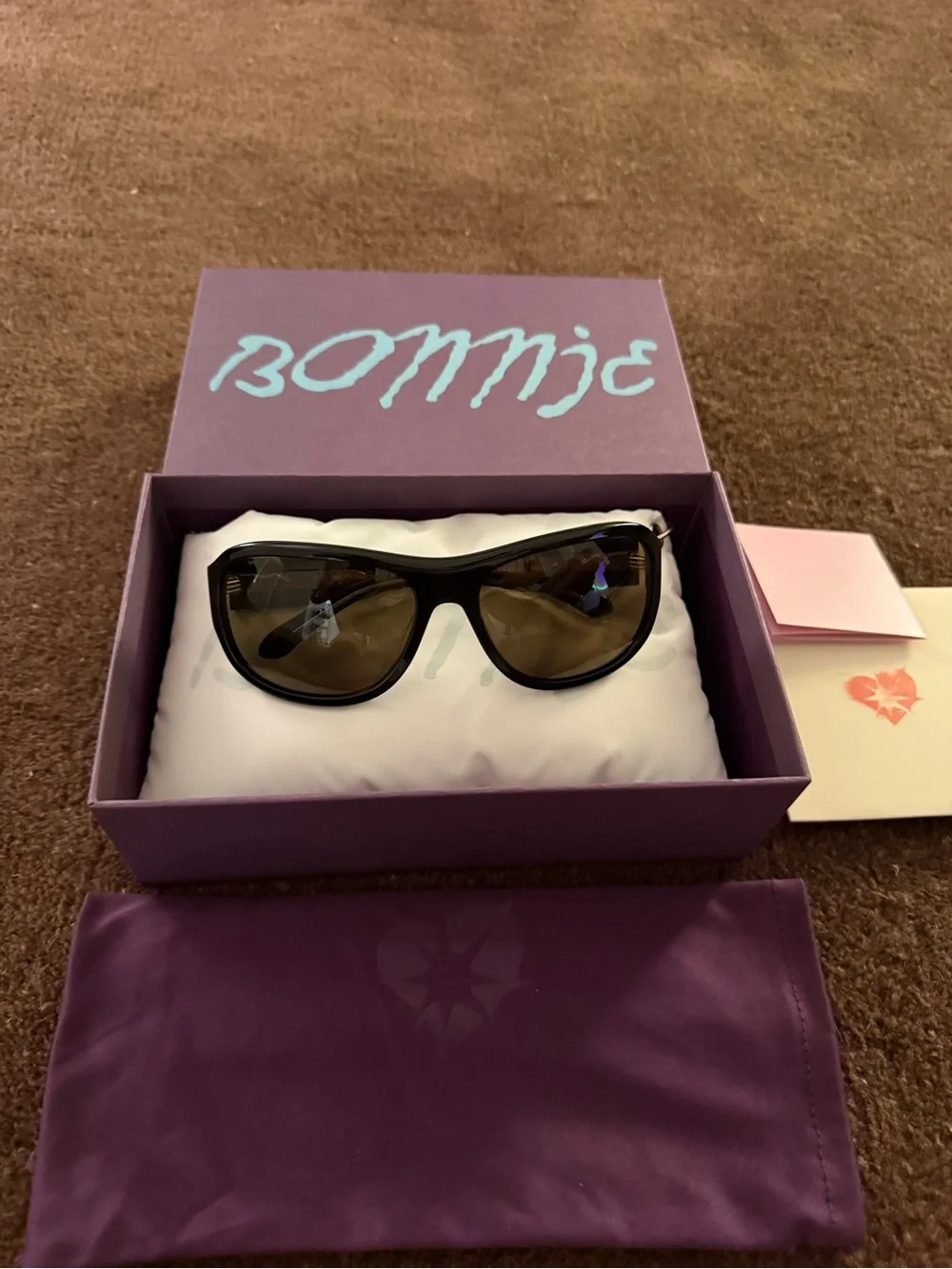 Bonnie Clyde Dog Sunglasses black,brown New with original packaging